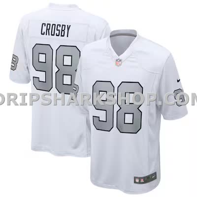 Mens Nike Maxx Crosby White Las Vegas Raiders Alternate Game Jersey