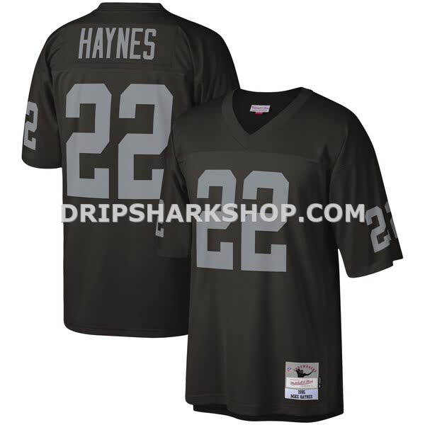 Mens Mitchell And Ness Mike Haynes Black Las Vegas Raiders Legacy Replica Jersey Pi4401000