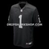 NFL177384G05-6bbae4 Mens Nike Number 1 Dad Black Las Vegas Raiders Game Jersey