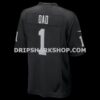 NFL177384G06-cea2fc Mens Nike Number 1 Dad Black Las Vegas Raiders Game Jersey