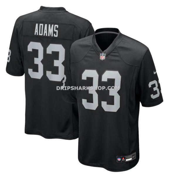 Mens Nike Jamal Adams Black Las Vegas Raiders Team Game Jersey