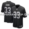Mens Nike Jamal Adams Black Las Vegas Raiders Team Game Jersey