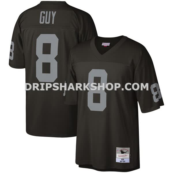 Mens Mitchell And Ness Ray Guy Black Las Vegas Raiders Legacy Replica Jersey Pi4401000