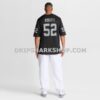 Mens Nike Elandon Roberts Black Las Vegas Raiders Team Game Jersey