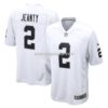 Mens Nike Ashton Jeanty White Las Vegas Raiders Game Jersey