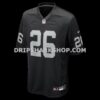 Mens Nike Darien Porter Black Las Vegas Raiders Team Game Jersey