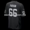 NFL17a84dG06-8bb48f Mens Nike Dylan Parham Black Las Vegas Raiders Game Player Jersey