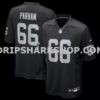 NFL17a84dM01-3aef47 Mens Nike Dylan Parham Black Las Vegas Raiders Game Player Jersey
