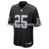 Mens Nike Fred Biletnikoff Black Las Vegas Raiders Game Retired Player Jersey