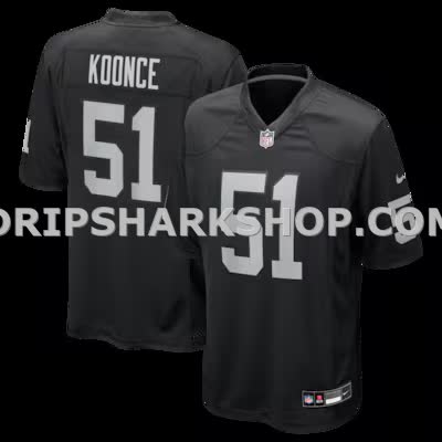 Mens Nike Malcolm Koonce Black Las Vegas Raiders Game Jersey