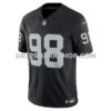 NFL17bf83G06-843b05 Mens Nike Maxx Crosby Black Las Vegas Raiders Vapor Fuse Limited Jersey