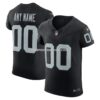 Mens Nike Black Las Vegas Raiders Vapor Fuse Elite Custom Jersey