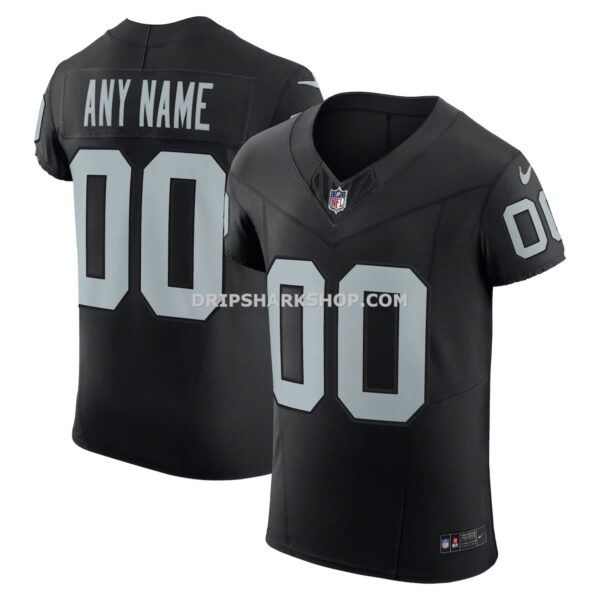 Mens Nike Black Las Vegas Raiders Vapor Fuse Elite Custom Jersey