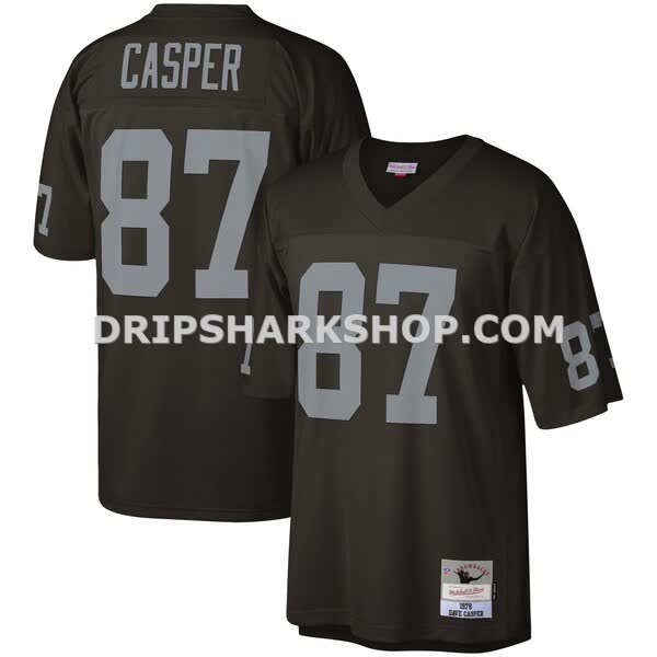 Mens Mitchell And Ness Dave Casper Black Las Vegas Raiders Legacy Replica Jersey Pi4401000