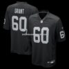 NFL17ca77G04-957291 Mens Nike Charles Grant Black Las Vegas Raiders Team Game Jersey