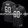 NFL17ca77M01-d80612 Mens Nike Charles Grant Black Las Vegas Raiders Team Game Jersey