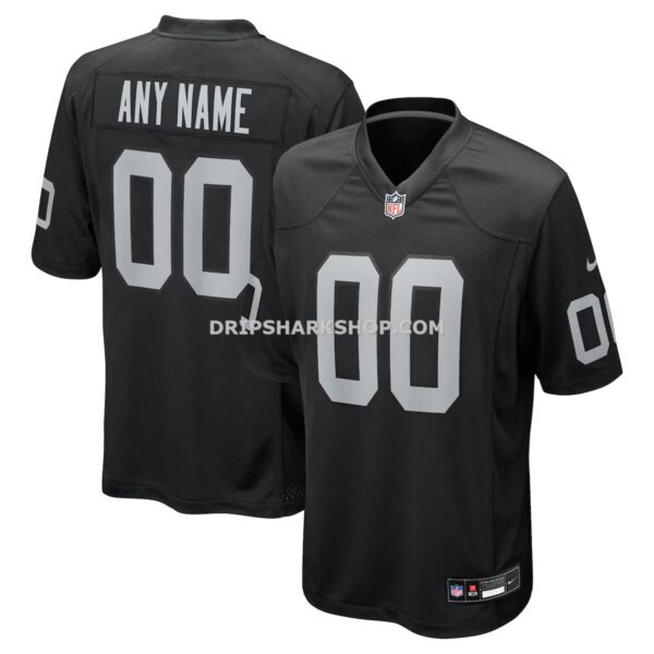 Mens Nike Black Las Vegas Raiders Custom Game Jersey