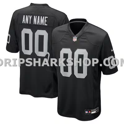 Mens Nike Black Las Vegas Raiders Custom Game Jersey