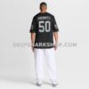 Mens Nike Jacob Bobenmoyer Black Las Vegas Raiders Game Player Jersey