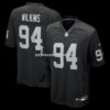NFL17d160G04-010965 Mens Nike Christian Wilkins Black Las Vegas Raiders Team Game Jersey