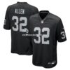 Mens Nike Marcus Allen Black Las Vegas Raiders Game Retired Player Jersey
