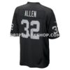 Mens Nike Marcus Allen Black Las Vegas Raiders Game Retired Player Jersey