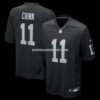 Mens Nike Jeremy Chinn Black Las Vegas Raiders Team Game Jersey