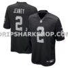 Mens Nike Ashton Jeanty Black Las Vegas Raiders Team Game Jersey