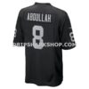 Mens Nike Ameer Abdullah Black Las Vegas Raiders Team Game Jersey