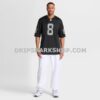Mens Nike Ameer Abdullah Black Las Vegas Raiders Team Game Jersey