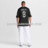Mens Nike Ameer Abdullah Black Las Vegas Raiders Team Game Jersey