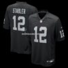 Mens Nike Ken Stabler Black Las Vegas Raiders Game Retired Player Jersey