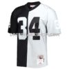 Mens Mitchell And Ness Bo Jackson Black Silver Las Vegas Raiders 1988 Split Legacy Replica Jersey Pi5003000