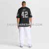 Mens Nike Ronnie Lott Black Las Vegas Raiders Game Retired Player Jersey