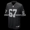 Mens Nike Will Putnam Black Las Vegas Raiders Team Game Jersey