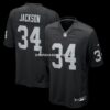 Mens Nike Bo Jackson Black Las Vegas Raiders Game Retired Player Jersey