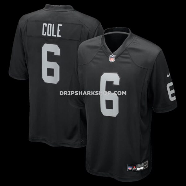 Mens Nike Aj Cole Black Las Vegas Raiders Game Jersey