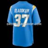 NFL1802daG06-011313 Mens Nike Jordan Oladokun Powder Blue Los Angeles Chargers Team Game Jersey