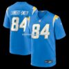 Mens Nike Keandre Lambert Smith Powder Blue Los Angeles Chargers Team Game Jersey