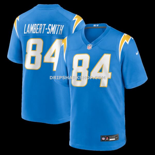 Mens Nike Keandre Lambert Smith Powder Blue Los Angeles Chargers Team Game Jersey