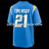 Mens Nike Ladainian Tomlinson Powder Blue Los Angeles Chargers Game Retired Player Jersey