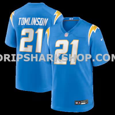 Mens Nike Ladainian Tomlinson Powder Blue Los Angeles Chargers Game Retired Player Jersey