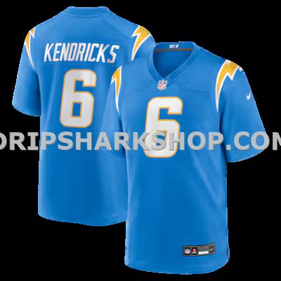 Mens Nike Eric Kendricks Powder Blue Los Angeles Chargers Game Player Jersey