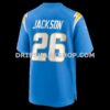 Mens Nike Donte Jackson Powder Blue Los Angeles Chargers Team Game Jersey