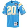 Mens Mitchell And Ness Natrone Means Powder Blue Los Angeles Chargers 1994 Authentic Throwback Retired Player Jersey Pi4