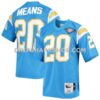 Mens Mitchell And Ness Natrone Means Powder Blue Los Angeles Chargers 1994 Authentic Throwback Retired Player Jersey Pi4
