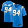 Mens Nike Dalvin Tomlinson Powder Blue Los Angeles Chargers Team Game Jersey