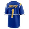 Mens Nike Quentin Johnston Royal Los Angeles Chargers Alternate Game Jersey