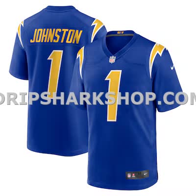 Mens Nike Quentin Johnston Royal Los Angeles Chargers Alternate Game Jersey