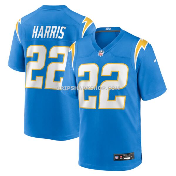 Mens Nike Najee Harris Powder Blue Los Angeles Chargers Game Player Jersey